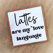 Load image into Gallery viewer, Personalized Love Language Sign - Gift
