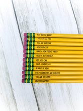 Load image into Gallery viewer, Personalized Pencil Set of 12 - Laser Engraved - Back To School - Teacher Gift - Office
