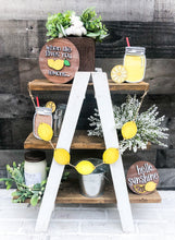 Load image into Gallery viewer, 3D When Life Gives You Lemons Tiered Tray Set - Summer - Seasonal Decor
