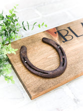 Load image into Gallery viewer, Blaze Your Own Trail Sign - Rustic Farmhouse Wall Decor
